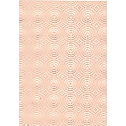 5"x7" Embossed Card. 10 Sheets. Circles (39). Cardmaking Scrapbooking Crafts