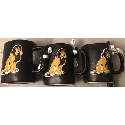 Gorgeous Disney Villains Rae Dunn Coffee Mugs SCAR Lion King Be Prepared NEW