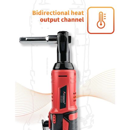 AOBEN Cordless Electric Ratchet Wrench Set, 3/8" 12V Power Ratchet Tool Kit with