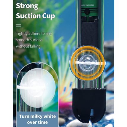 Pawfly 10 Pack Suction Cups with 20 Pieces Adjustable Zip Ties for Aquarium Fish