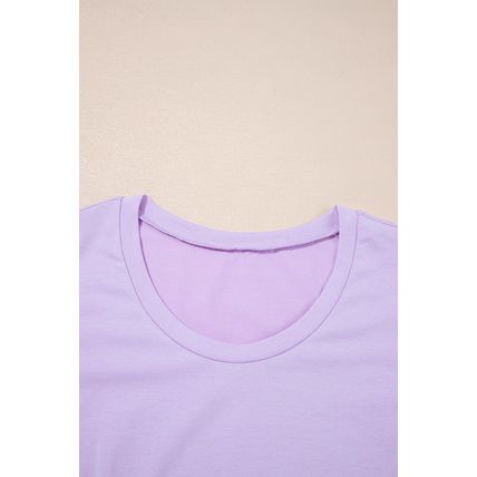 Orchid Petal Mineral Wash Casual Round Neck Tank and Straight Loose Drawstring P