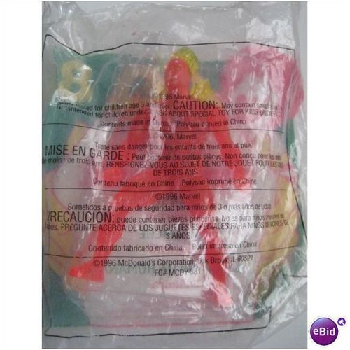 1996 McDonalds MARVEL SUPER HEROES #8 HUMAN TORCH