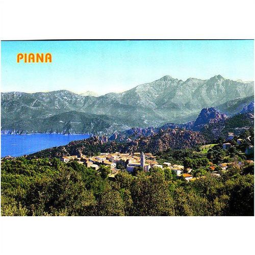 Colour Postcard - View of Piana, Corsica