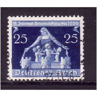 GERMANY 1936 GOVERNMENT CONGRESS 25pf BLUE SG 617 FINE USED