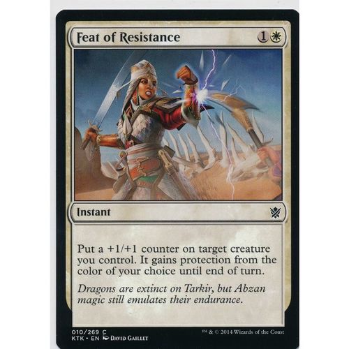 Magic the Gathering MTG Khans of Tarkir 010/269 Feat of Resistance