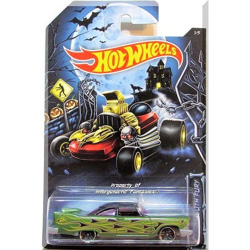 Hot Wheels - '57 Plymouth Fury: Happy Halloween! #1/5 (2014) *Kroger Exclusive*