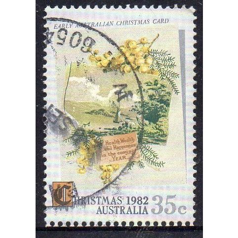 Australia 1982 Christmas - Early Australian Christmas Card 35c Used