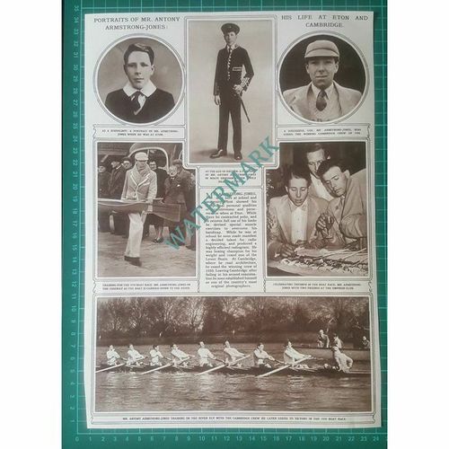 X797) Antony Armstrong Jones Eton Empress Club Princess Margaret - 1960 Clip