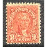 641 9c Thomas Jefferson Average Plus MNH Q1853