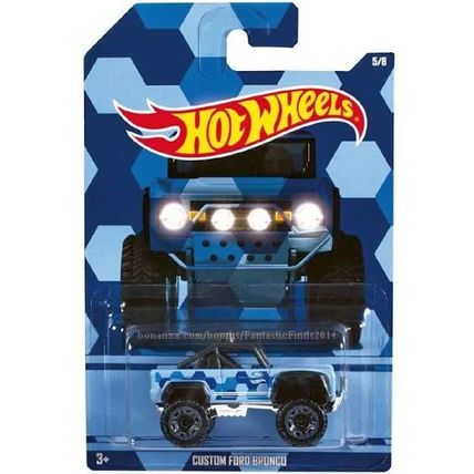 Hot Wheels - Custom Ford Bronco: Camouflage Trucks #5/8 (2017) *Blue Edition*