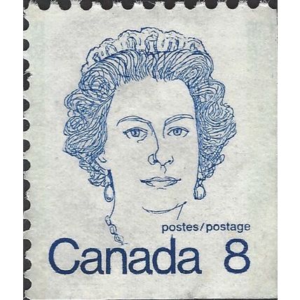 CANADA, Queen Elizabeth II, blue 1974, 8c, #4