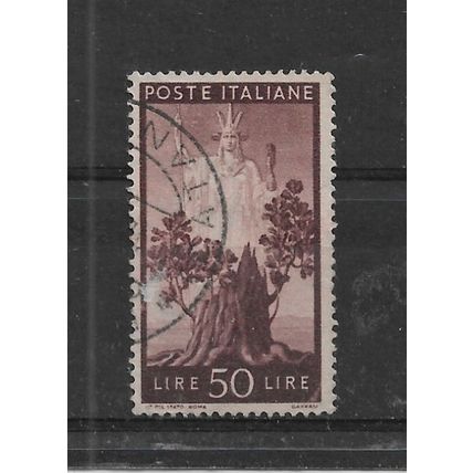 Italy.SG668 50l "Peace" (Purple).Fine Used.Sept22