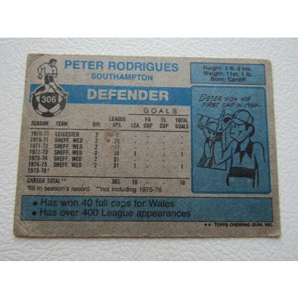 Topps 1975 1976 Football Cards Blue Back Card Variants (ef5)