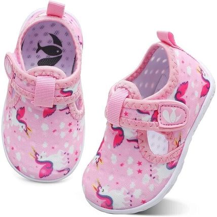 JIASUQI Boys Girls Water Shoes Toddler Quick Dry Aqua Socks Breathable Barefoot