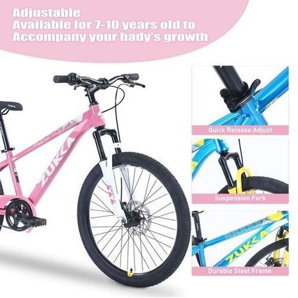 20-Inch Kids Mountain Bike – Single Speed MTB for Boys & Girls (Ages 7-10) |