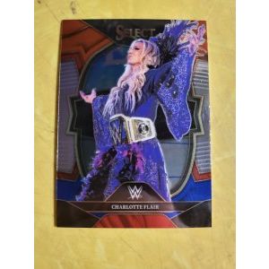 2023 Select WWE Red/Blue Wave #22 Charlotte Flair