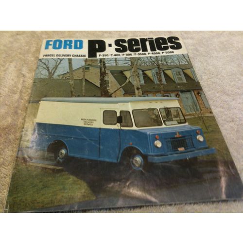 1980's Ford P-series sales brochure - parcel delivery van mint original Ford