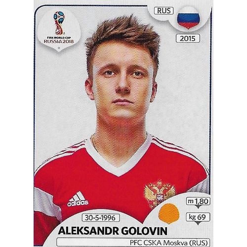 Panini's FIFA World Cup Russia 2018 Stickers: No.43 - Golovin