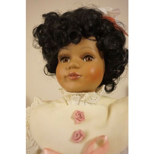 Seymour Mann Connoisseur Collection Porcelain Doll - MICHELLE African American