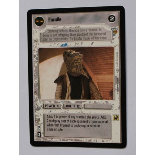 Star Wars CCG: Jabba's Palace Limited # H'nemthe (A) 1998 light decipher