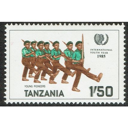Tanzania 1986 International Youth Year 1sh50c Multicoloured SG451 UM