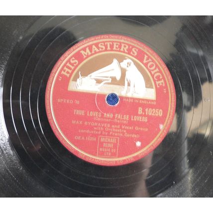 Max Bygraves - Cowpuncher's Cantata / True Loves & False Lovers 78 rpm HMV