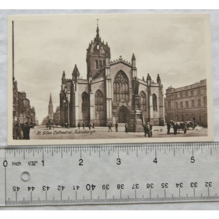 vintage postcard St Giles Cathedral, Edinburgh - Exterior