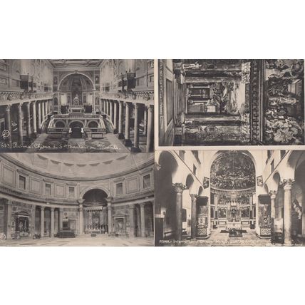 Roma Chiesa Di San Martino La Galleria 4x Religious Postcard s