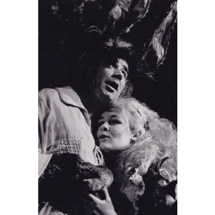 Judi Dench Paul Hardwick Bottom Titania Shakespeare Theatre Postcard