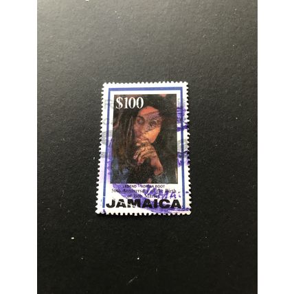 JAMAICA 50th ANNIV birth of BOB MARLEY $100 1a