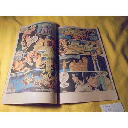 DETECTIVE COMICS ANNUAL # 2 * Autographed by Val Semeiks * DC Comics * 1989!! 20