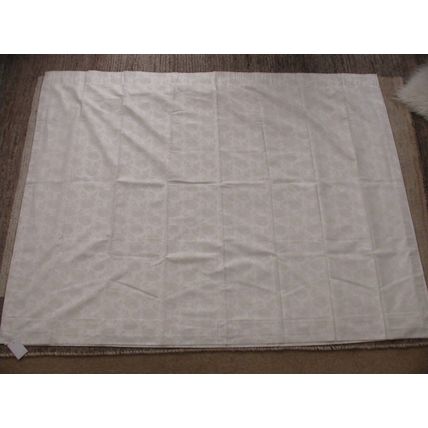 New Pair of Curtains Tie Backs 180cm by 136cm Cream /Beige Floral Sheridan Elite