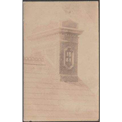 Building Detail, Chimney, Pontllanfraith, Monmouthshire, c.1910 - Ashton RPPC