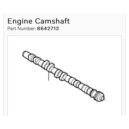 Volvo 8642712 Cam Camshaft