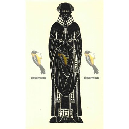 Brass, Saffron Waldon Church, Essex, Andrew Dawson Postcard
