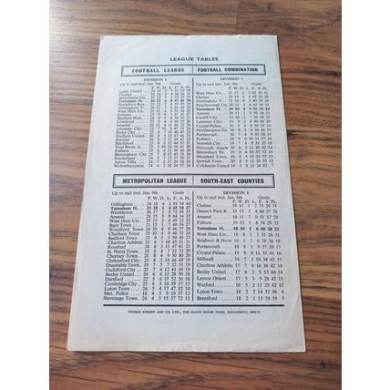 1965 FA Cup 3rd Round Replay - Tottenham / Spurs vs Torquay Utd ** FREE P&P **