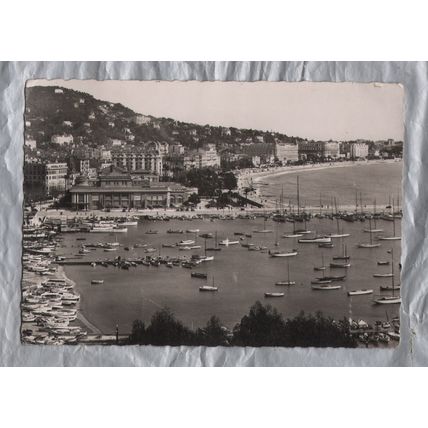 La Cote D`Azur - Cannes - Le Port et le Casino - France - Cannes January 1951