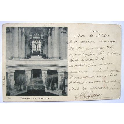 1902 postcard Napoleons Tomb