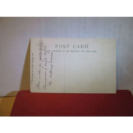 "TAR & FEATHERS" humour used antique postcard by Valentine series =