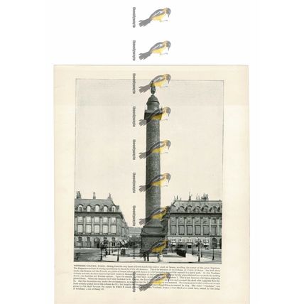 Vendome Column, Paris, France, Book Illustration (Print), 1899