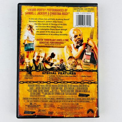Black Snake Moan DVD WS Christina Ricci, Samuel L. Jackson, Justin Timbelake