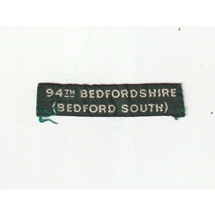 Scout Nametape UK - 94th Bedfordshire (Bedford South) - Ribbon Used (BZ252)