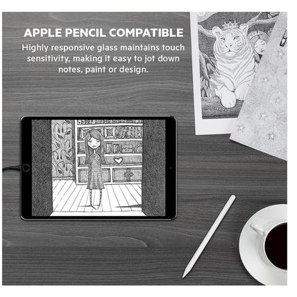 Belkin Tempered Glass Screen Protector for iPad Mini 4/5 Works with Apple Pencil