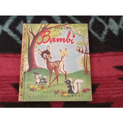 Old Little Golden Book Walt Disney Bambi (C) Edition 1948