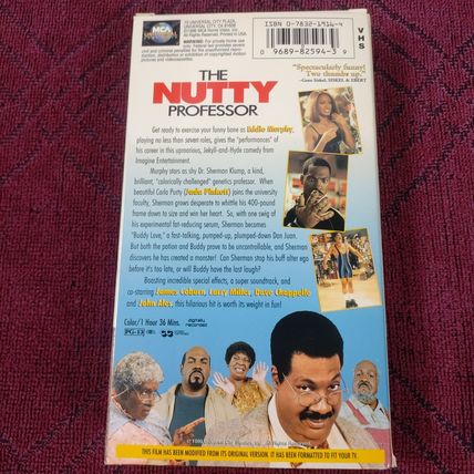 The Nutty Professor - 1996 - Eddie Murphy - Rated PG/13 - VHS Tape - Used