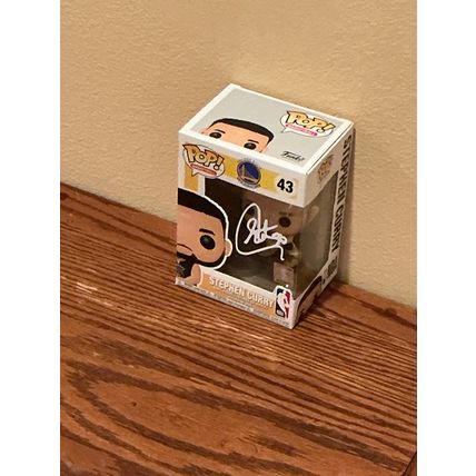 Funko Pop! NBA - Stephen Curry #43 Facsimile Laser Autographed (Box & Protector)