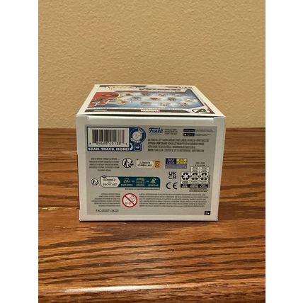 Funko Pop! Iron Spider #574 Facsimile Laser Autographed Figure (Box & Protector)