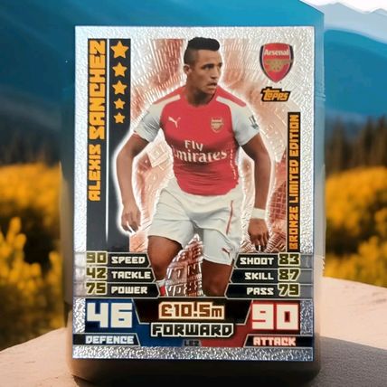 Match Attax 2014/15 #LE2 - Alexis Sanchez Bronze Limited Edition - ARSENAL