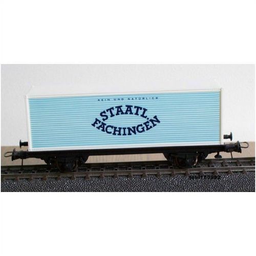 Roco HO Container Car Staatlich Fachingen - NEW with Box