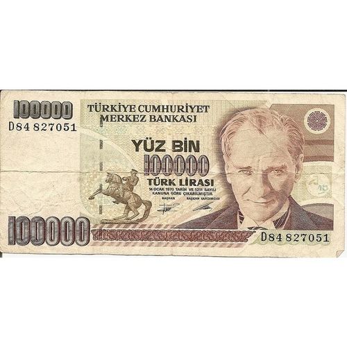 TURKIJE 100000 LIRA